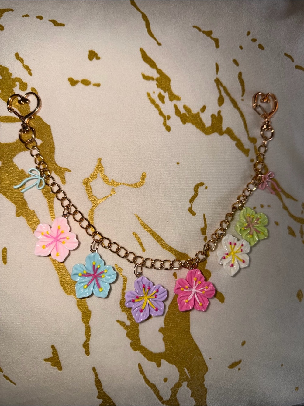Flower Bag Charm - Picture 4 of 5